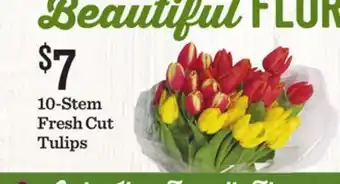 Mariano's 10-Stem Fresh Cut Tulips offer