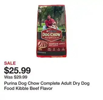 Tractor Supply Company Purina Dog Chow Complete Adult Dry Dog Food Kibble Beef Flavor offer