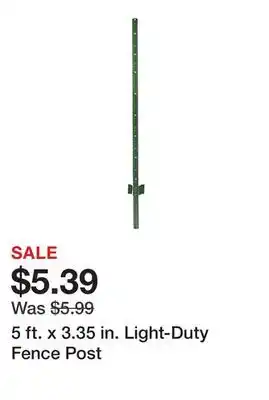 Tractor Supply Company 5 ft. x 3.35 in. Light-Duty Fence Post offer