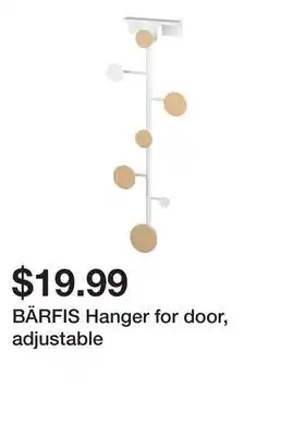 Ikea BÄRFIS Hanger for door, adjustable offer