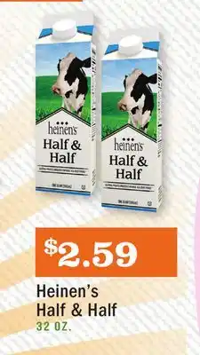 Heinen's Heinen's Half & Half offer
