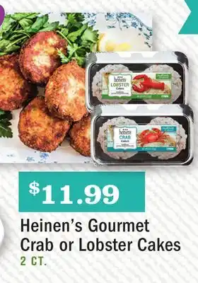 Heinen's Heinen's Gourmet Crab or Lobster Cakes offer