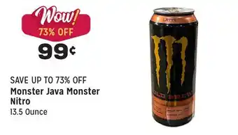 Grocery Outlet Java Monster Nitro offer