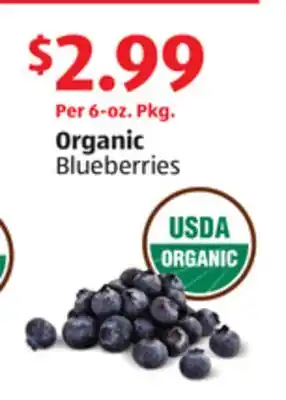 Aldi Organic Blueberries offer