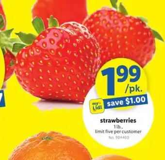 Lidl strawberries offer