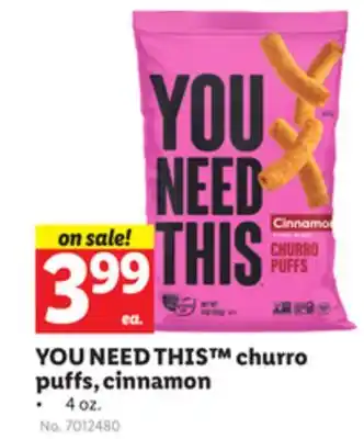 Lidl THIS churro puffs, cinnamon offer