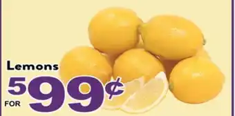 Superior Grocers Lemons offer