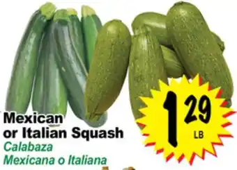 Superior Grocers Mexican or Italian Squash offer
