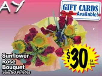 Superior Grocers Sunflower Rose Bouquet offer