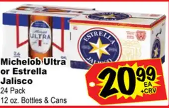 Superior Grocers Michelob Ultra or Estrella Jalisco offer