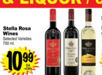 Superior Grocers Stella Rosa Wines offer