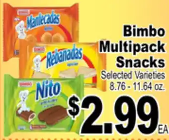 Superior Grocers Bimbo Multipack Snacks offer