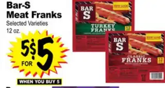 Superior Grocers Bar-S Meat Franks offer