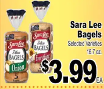 Superior Grocers Sara Lee Bagels offer