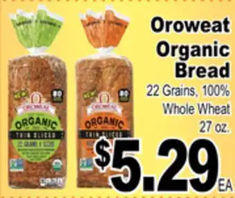 Superior Grocers Oroweat Organic Bread offer