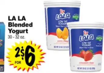 Superior Grocers LA LA Blended Yogurt offer