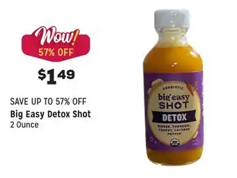 Grocery Outlet Easy Detox Shot offer