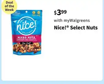Walgreens Nice! Select Nuts offer