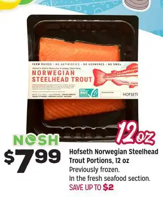 Grocery Outlet Hofseth Norwegian Steelhead Trout Portions offer