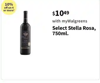 Walgreens Select Stella Rosa, 750ml offer