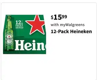Walgreens 12-Pack Heineken offer