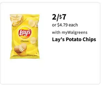 Walgreens Lay's Potato Chips offer