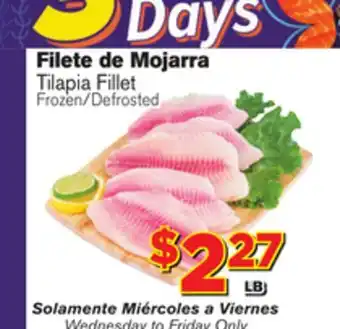 El Super Fresh Tilapia Fillet offer