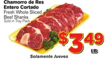 El Super Fresh Whole Sliced Beef Shanks offer