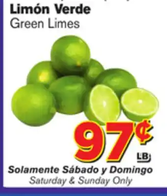 El Super Fresh Green Limes offer