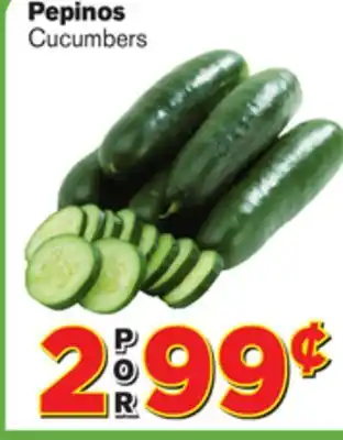 El Super Fresh Cucumbers offer