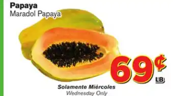El Super Fresh Maradol Papaya offer