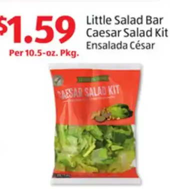 Aldi Little Salad Bar Caesar Salad Kit offer