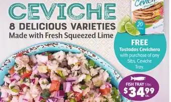 Vallarta Supermarkets Fish Tray offer