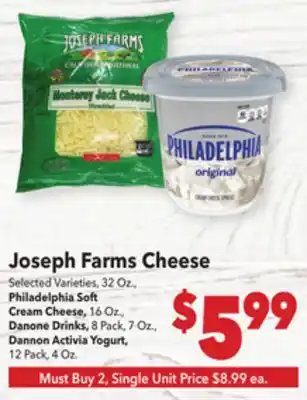 Vallarta Supermarkets Joseph Farms Cheese offer