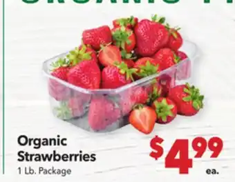 Vallarta Supermarkets Organic Strawberries offer
