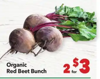 Vallarta Supermarkets Organic Red Beet Bunch offer