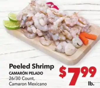 Vallarta Supermarkets Peeled Shrimp / CAMARÓN PELADO offer