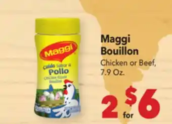 Vallarta Supermarkets Maggi Bouillon offer