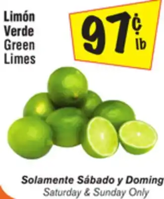 El Super Green Limes offer