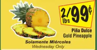 El Super Gold Pineapple offer