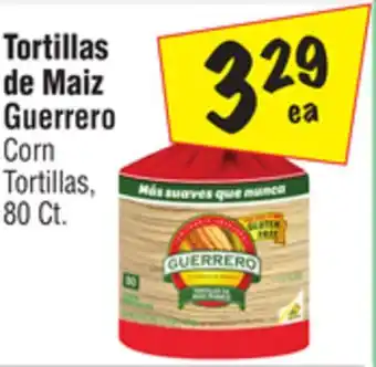 El Super Guerrero Corn Tortillas offer