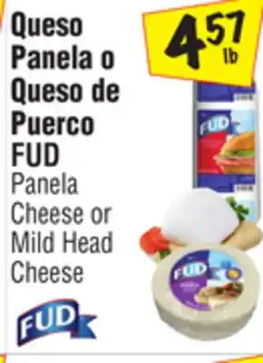 El Super Panela Cheese or Mild Head Cheese offer