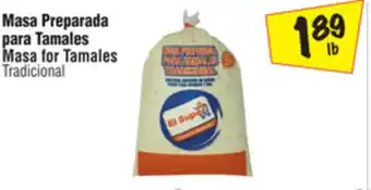 El Super Masa for Tamales Tradicional offer