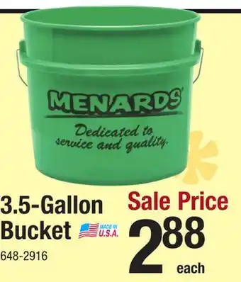 Menards Menards 3.5-Gallon Bucket offer