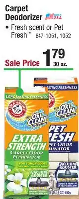 Menards Arm & Hammer Extra Strength Carpet Odor Eliminator - 30 oz offer