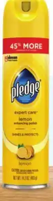 Menards Pledge Lemon Furniture Polish - 14.2 oz offer