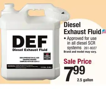 Menards Diesel Exhaust Fluid - 2.5 Gallon offer