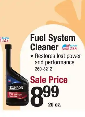 Menards Chevron Techron Complete Fuel System Cleaner - 20 oz offer