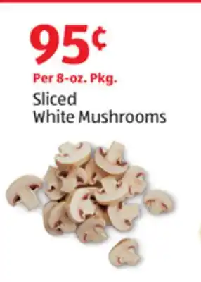 Aldi Sliced White Mushrooms offer