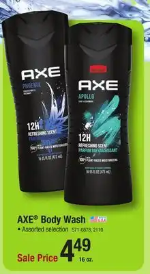 Menards AXE Apollo Body Wash - 16 oz offer